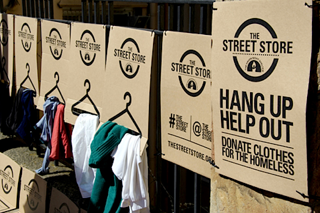 The Street Store: Hang Up and Help Out